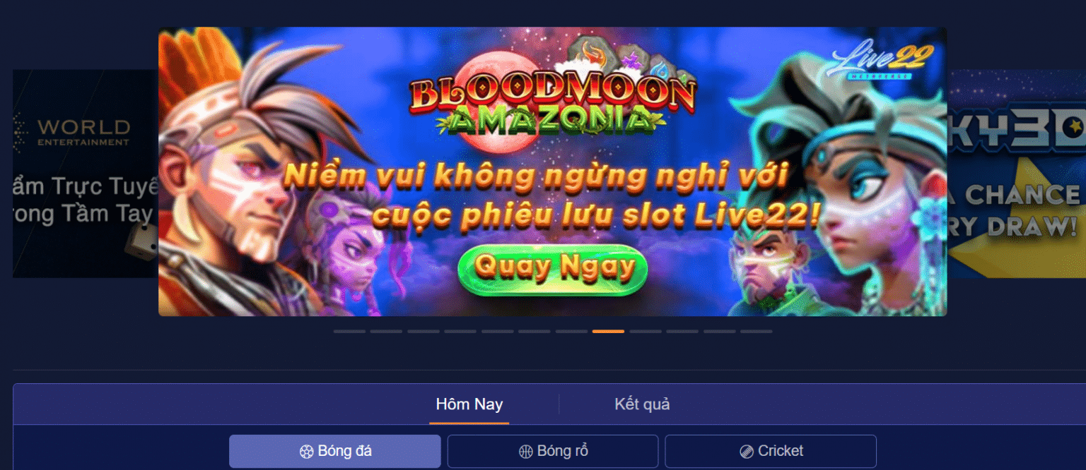 Giao diện bong88